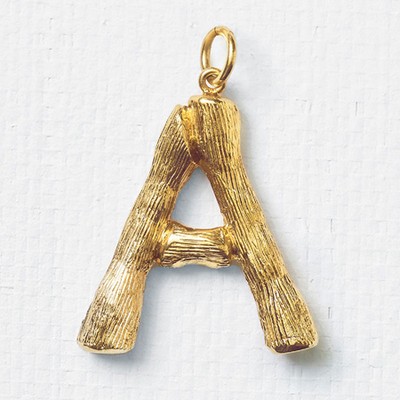 Alphabet Pendant from Céline