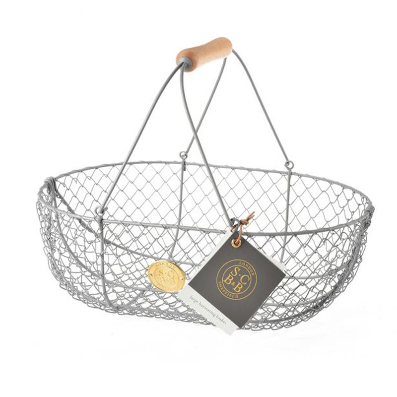 Large Grey Harvesting Basket from Sophie Conran