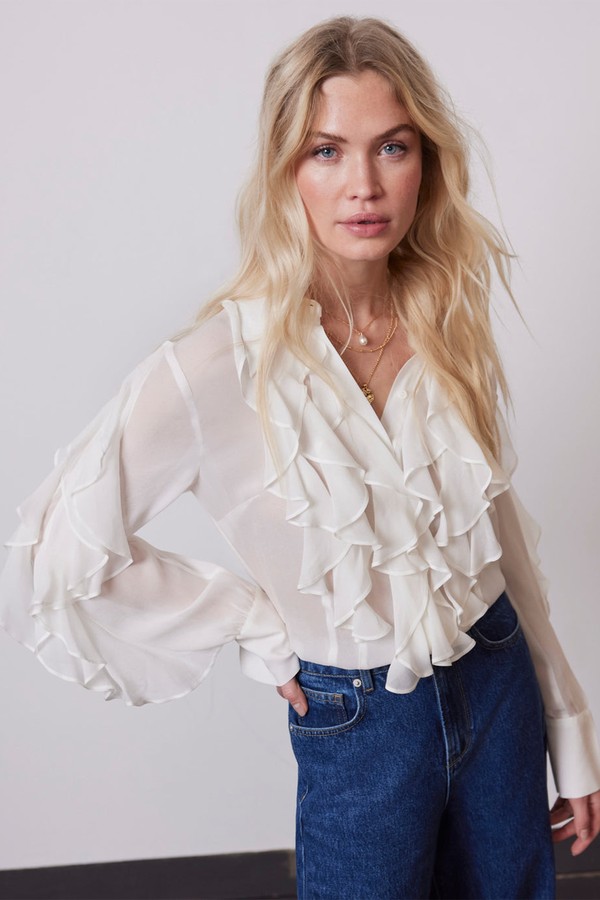 Ruffled Shirt from Mint Velvet