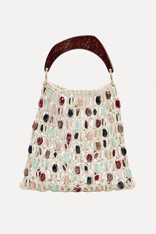 Bucket Bag With Beading