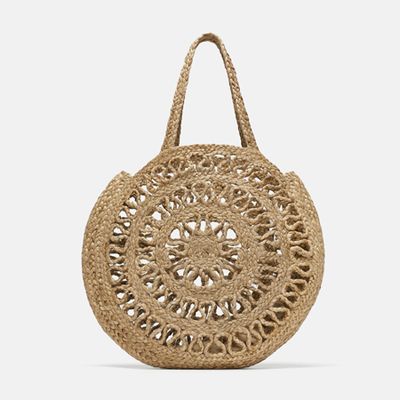 Natural Tote Bag from Zara