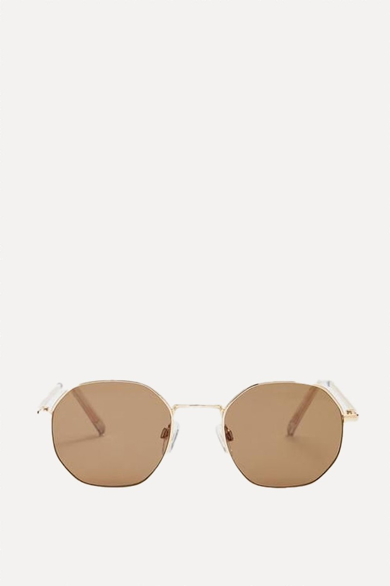 Hexagon Metal Sunglasses