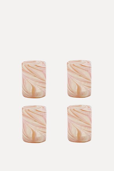 Set Of 4 Bellotto Tumblers from Villa Bologna