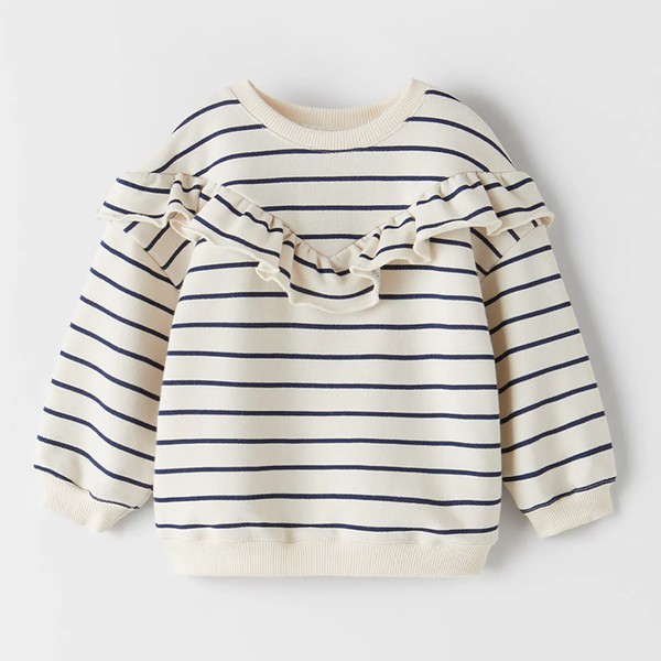 Frilled Sweatshirt