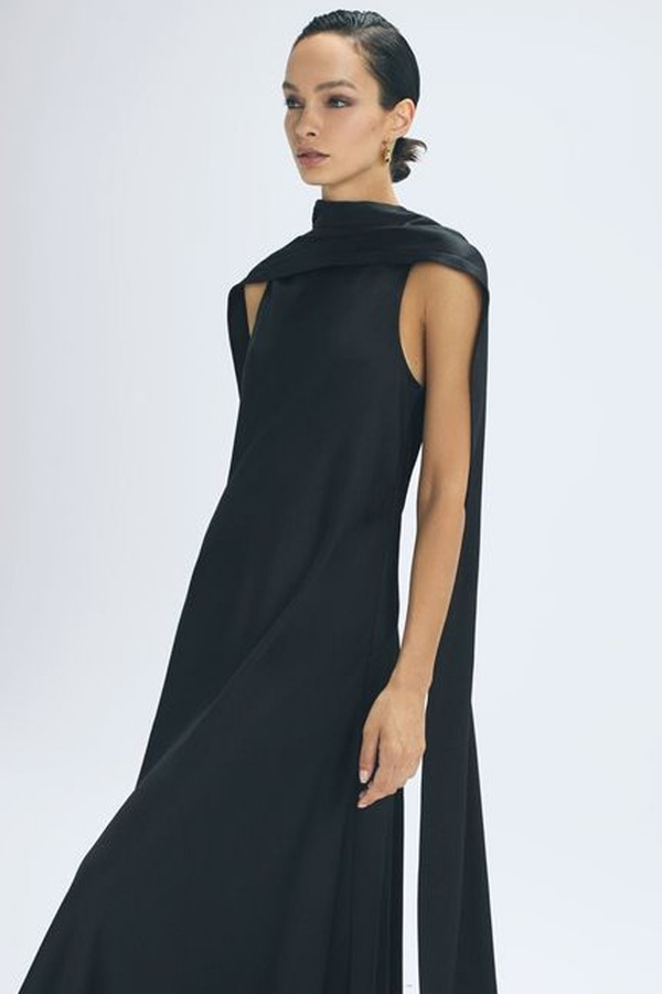 Keira Atelier Duchess Satin Cape