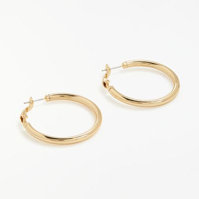 Thick Hoop Earrings