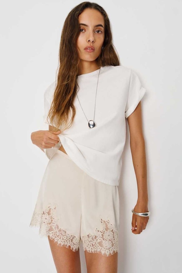 Fern Satin Shorts from Reformation