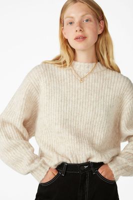 Puffed Sleeve Sweater from Monki