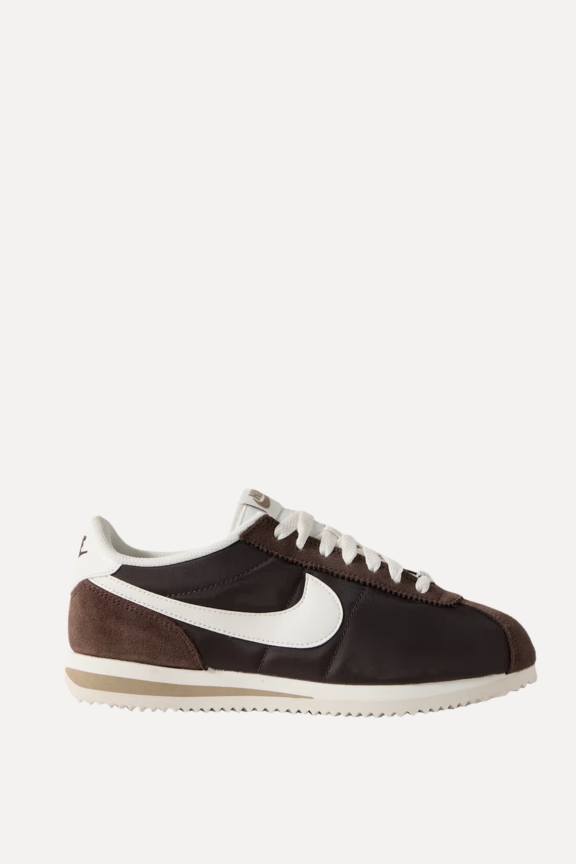 Cortez Leather & Suede-Trimmed Shell Sneakers