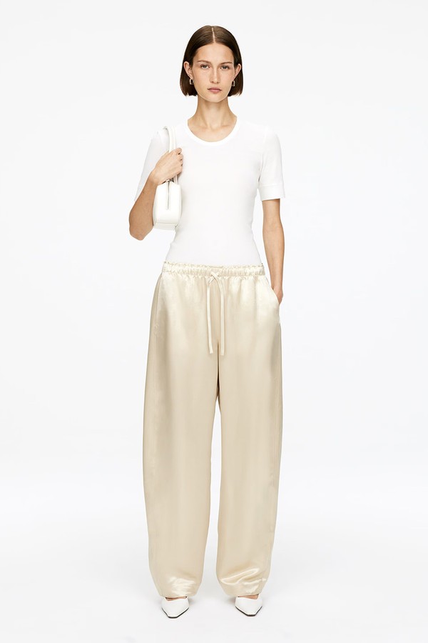 Drawstring Satin Trousers from ARKET