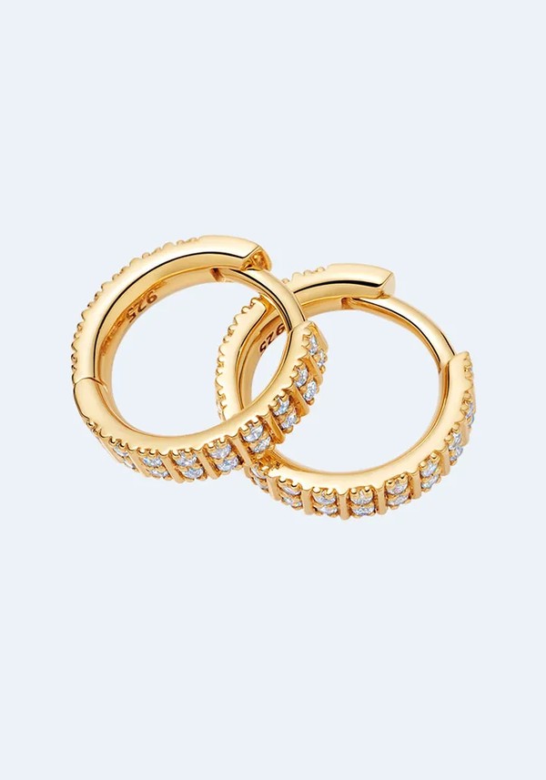 Celestial Astra Hoop Earrings