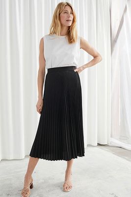 Pleated Midi Skirt from & Other Stories