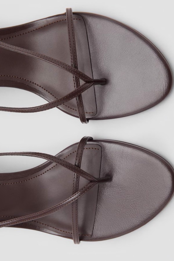 Heeled Sandals With Thin Straps from Mango