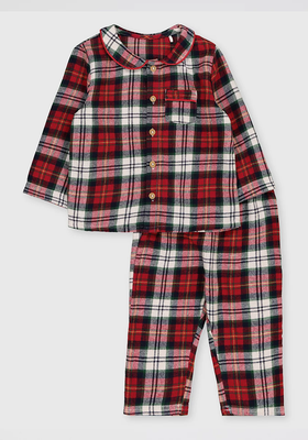 Christmas Baby Tartan Pyjamas