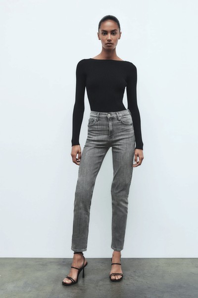 ZW The Slim Cropped Jeans from Zara