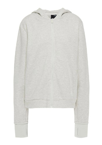 Mélange Cotton-Blend Jersey Hoodie from Adidas