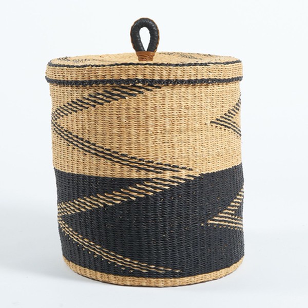 Baba Medium Lidded Laundry Basket