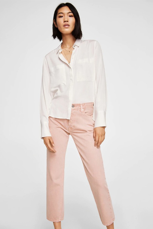 Sayana Organic Cotton Straight Jeans from Mango