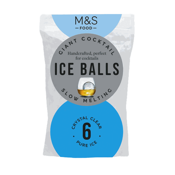 Pack Of 6 Giant Cocktail Ice Balls from Marks & Spencer