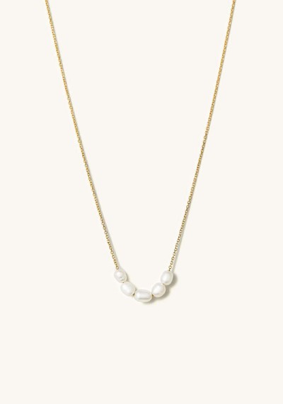 Organic Pearl Bead Necklace