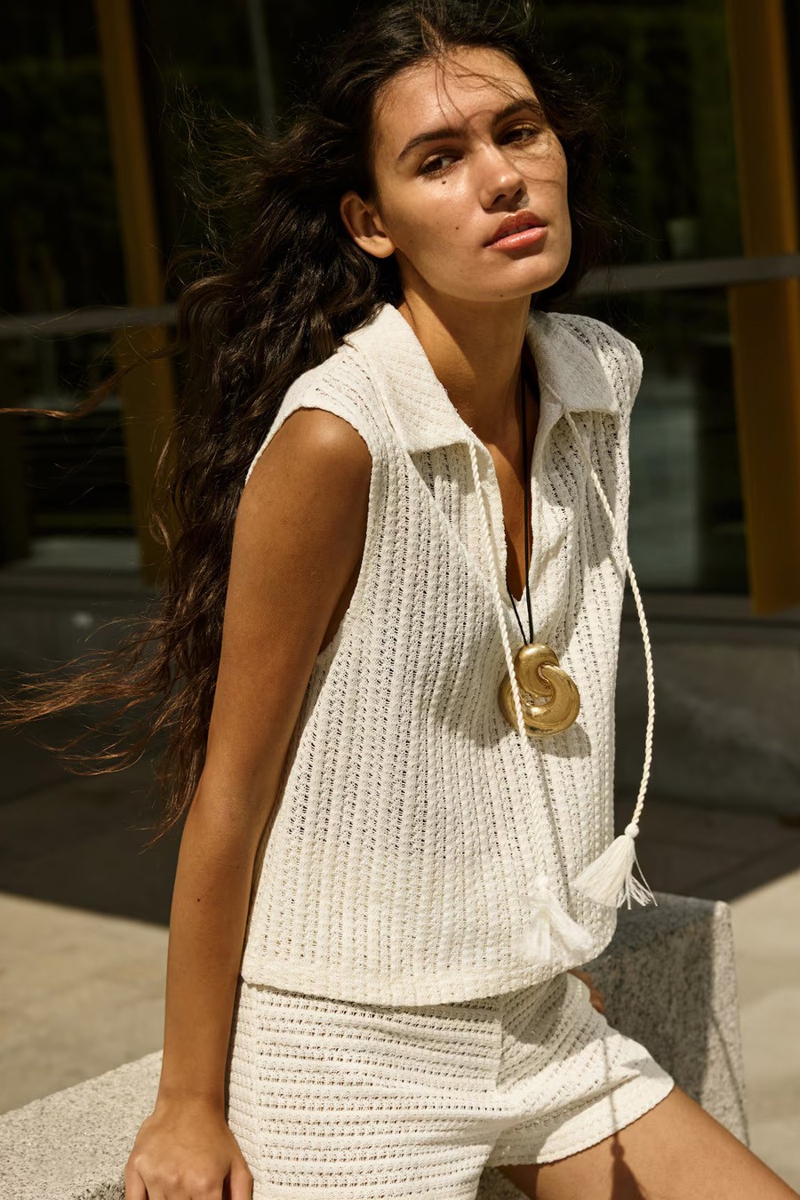 Pointelle-Knit Shorts from H&M
