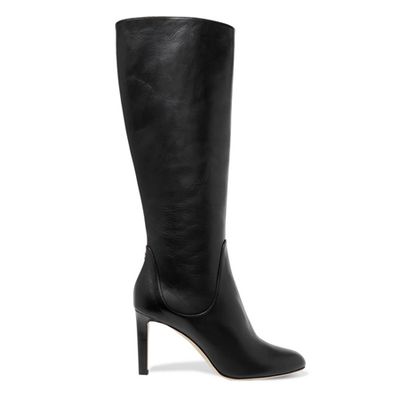Tempe 85 Leather Knee Boots from Jimmy Choo