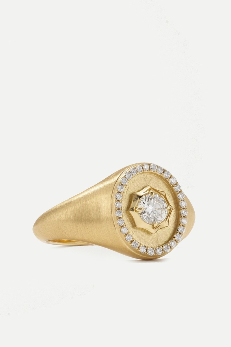 Sophisticate 18-Karat Gold Diamond Ring Sophisticate 18-Karat Gold Diamond Ring from Jade Trau