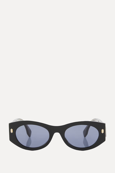 Black Acetate Sunglasses from Fendi Roma