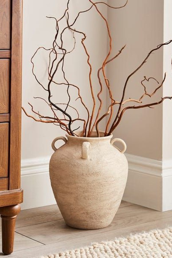 Textured Ceramic Urn Vase