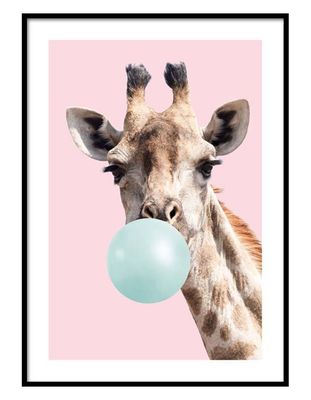 Bubblegum Giraffe from Desenio