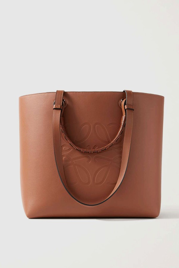 Anagram Medium Debossed Leather Tote  from Loewe 
