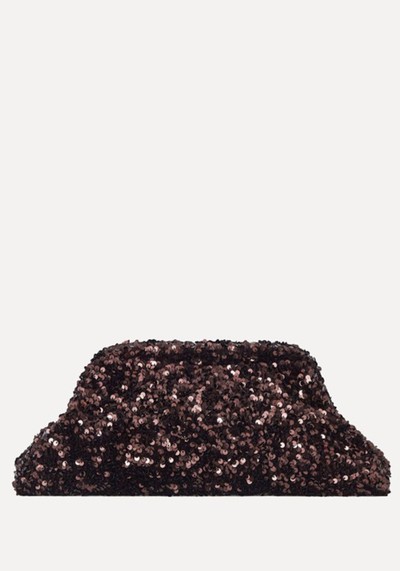 Oversized Sequin Framed Clutch