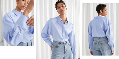 Cropped Oversized Cotton Shirt, £55 | & Other Stories