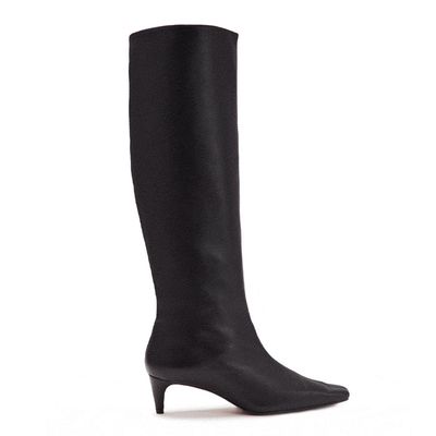 Oslo Leather Heeled Knee Boots from Jigsaw