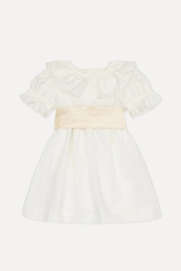 White Vega Ceremony Girl Dress from La Coqueta