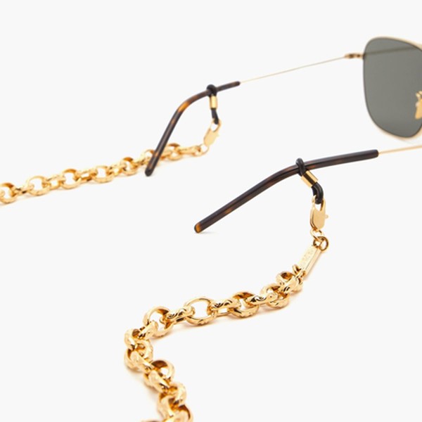 Jimmie Gold-Plated Glasses Chain from Frame Chain