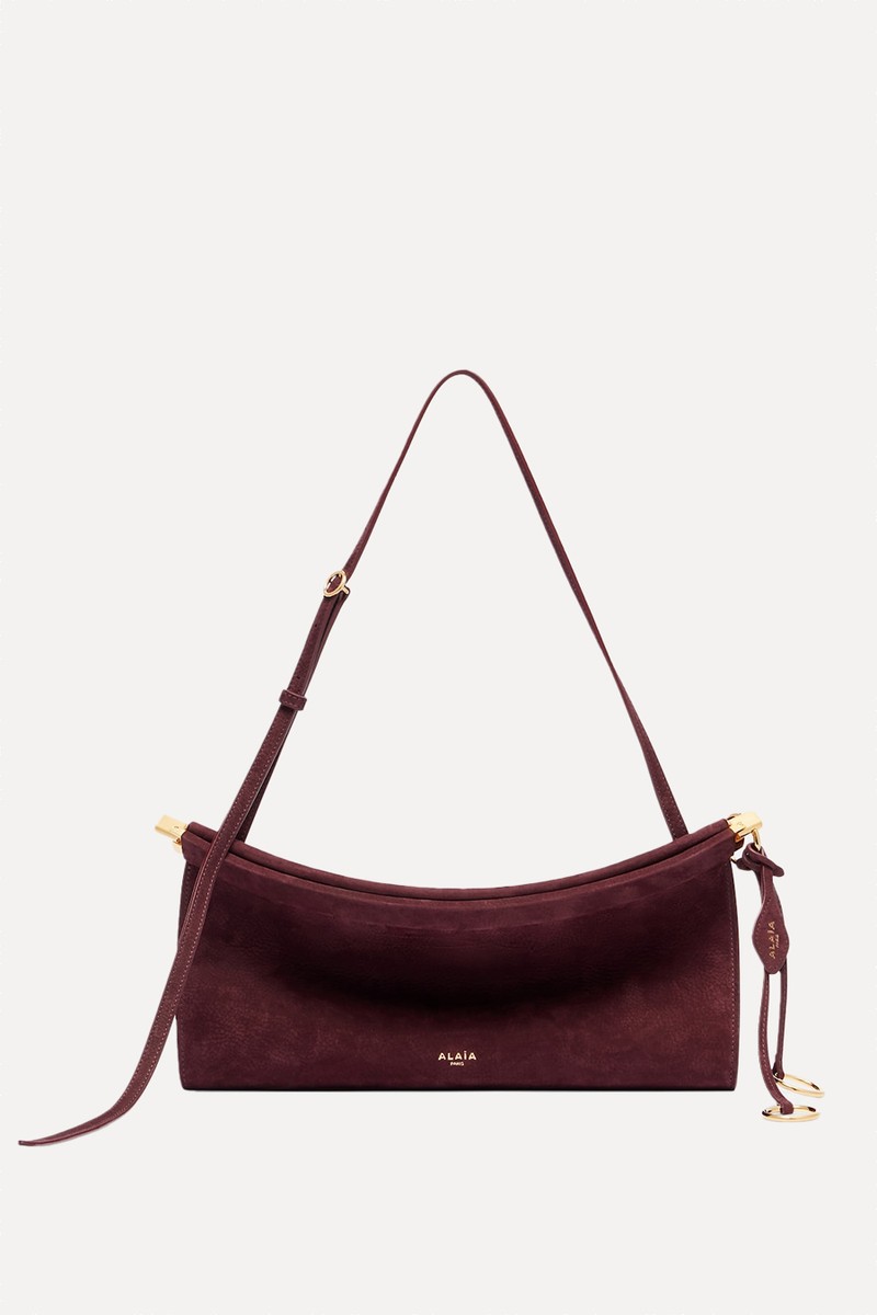 Le Click Medium Suede Shoulder Bag from Alaïa