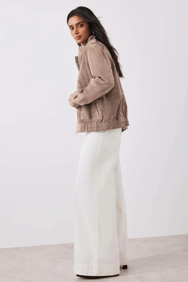 Suede Bomber Jacket from Mint Velvet