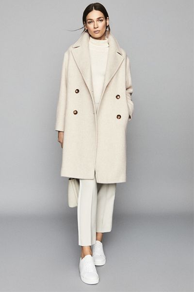 Wool Blend Teddy Coat