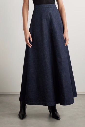 Astrid Denim Maxi Skirt from Nili Lotan