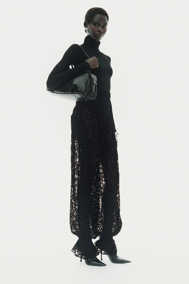 Velvet Lace Balloon Pants from Arakii