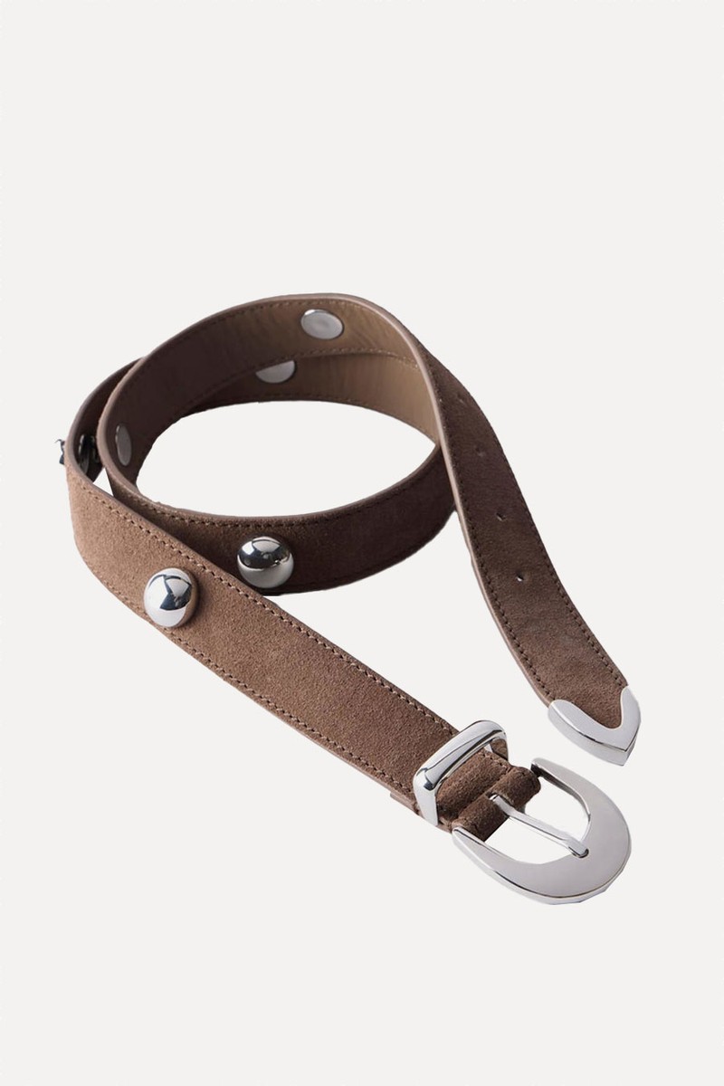 Studded Suede Belt from Mint Velvet