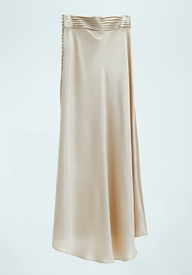 Limited Edition Satin Midi Skirt from Zara