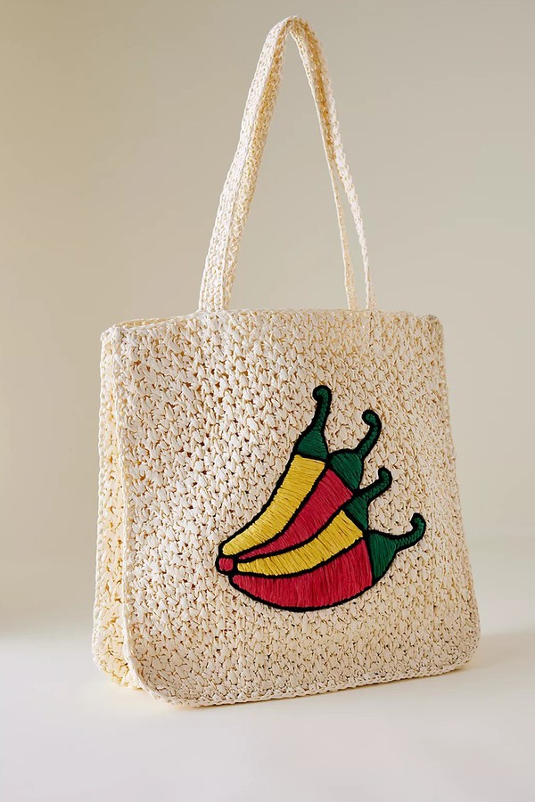Farmers Market Raffia Tote from Anthropologie