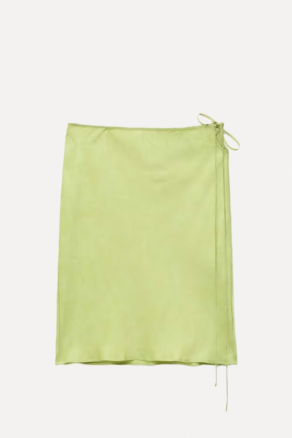 Satin Knee-Length Slip Skirt from & Other Stories
