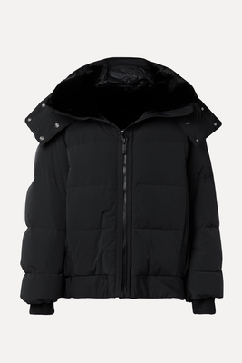 Dolores Faux Fur-Trimmed Hooded Quilted Down Ski Jacket from Fusalp