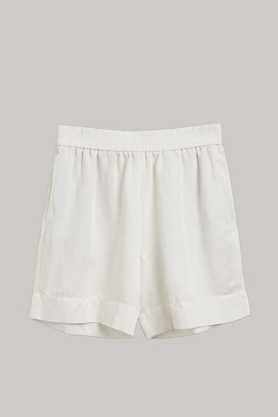 Linen Viscose Pull-On Shorts
