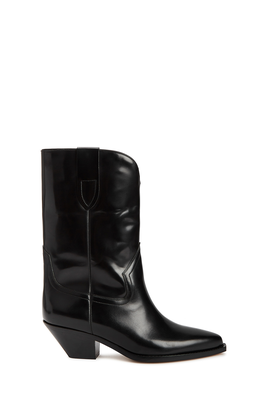 Dahope 50 Black Leather Ankle Boots from Isabel Marant