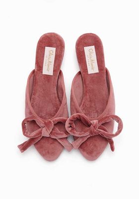 Daphne Bow Slippers from Olivia Morris