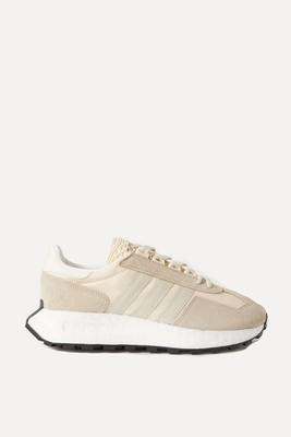 Originals Retropy E5 Leather-Trimmed Suede & Nylon Sneakers from Adidas